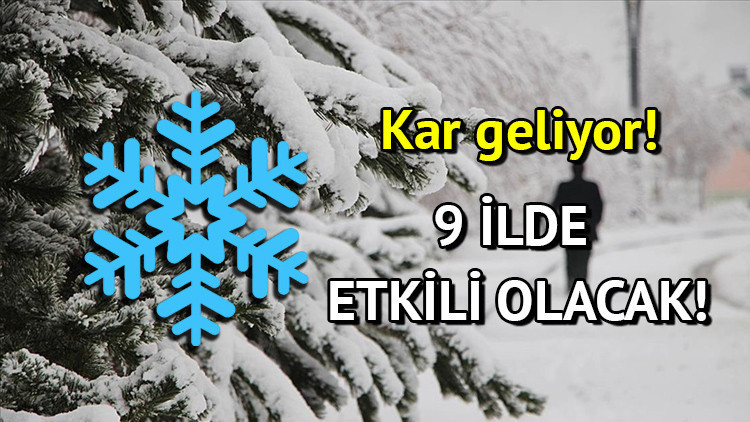 Kar yağacak mı, hangi illere yağacak? Hafta sonu kar yağacak iller Meteoroloji tarafından duyuruldu!